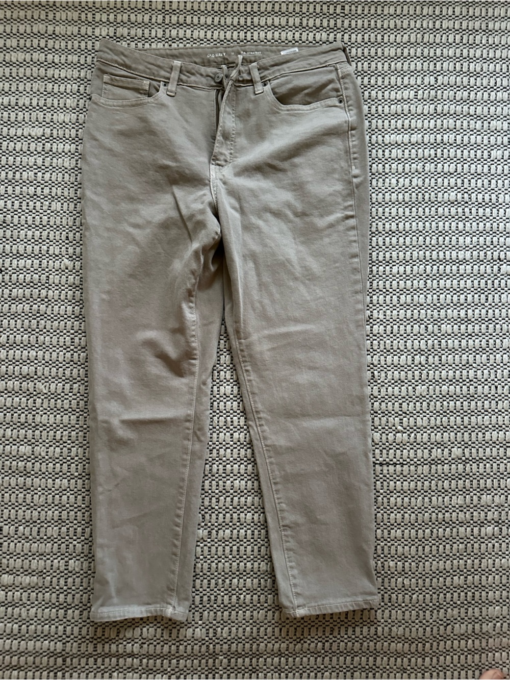 Old Navy OG  Straight High Rise jeans  - Light Taupe